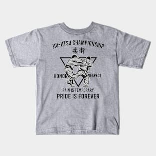 JIU JITSU CHAMPIONSHIP POSTER Kids T-Shirt